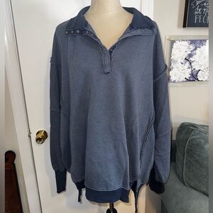 Womens camden henley sweatshirt by Free People